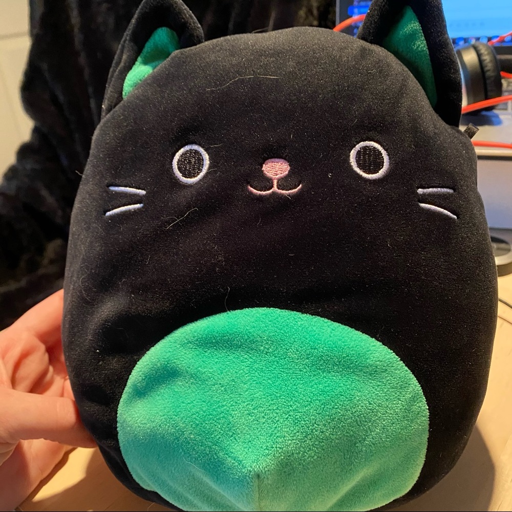 Cleo green cat squishmallow
